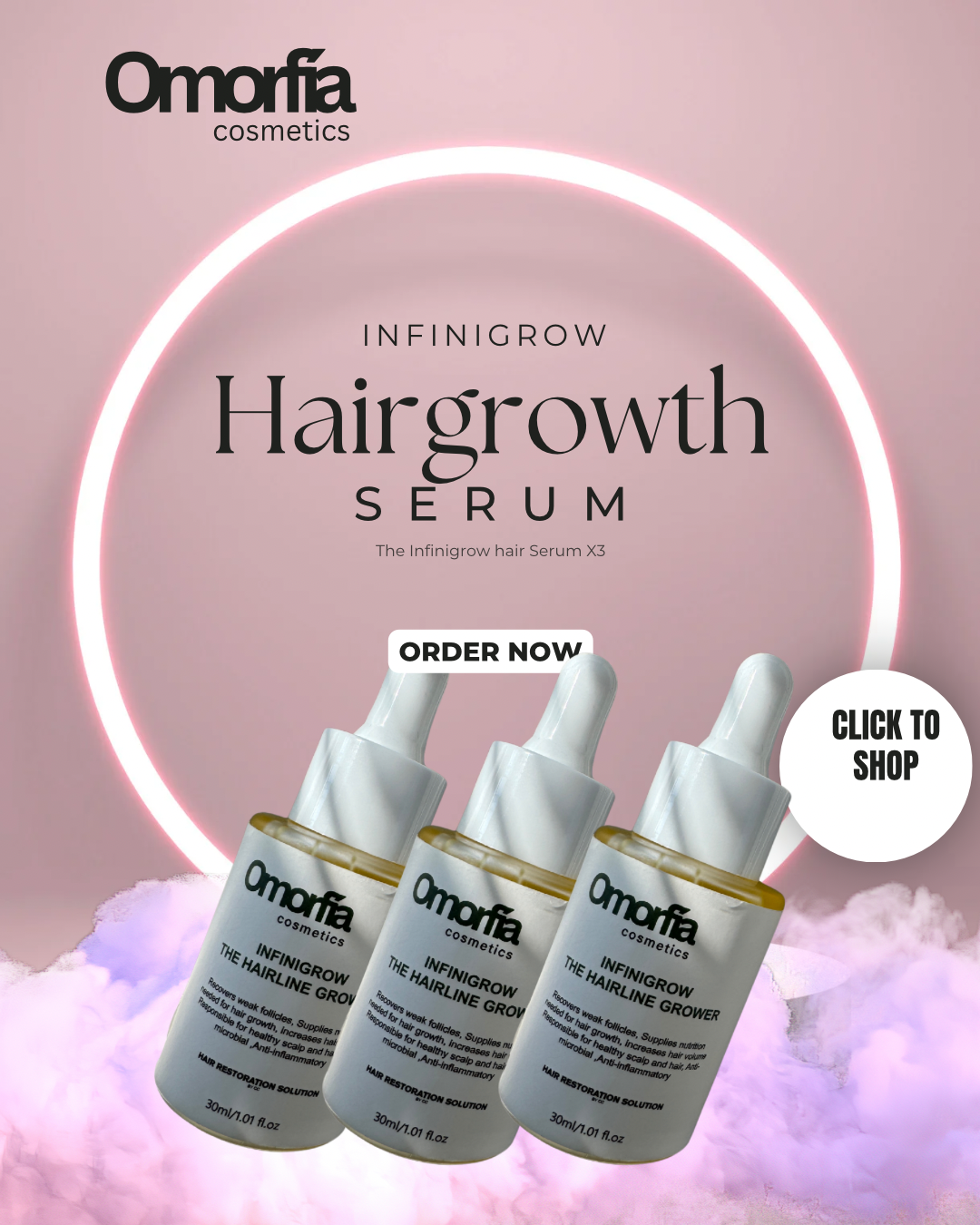 InfiniGrow Hair Serum x3 Combo Deal